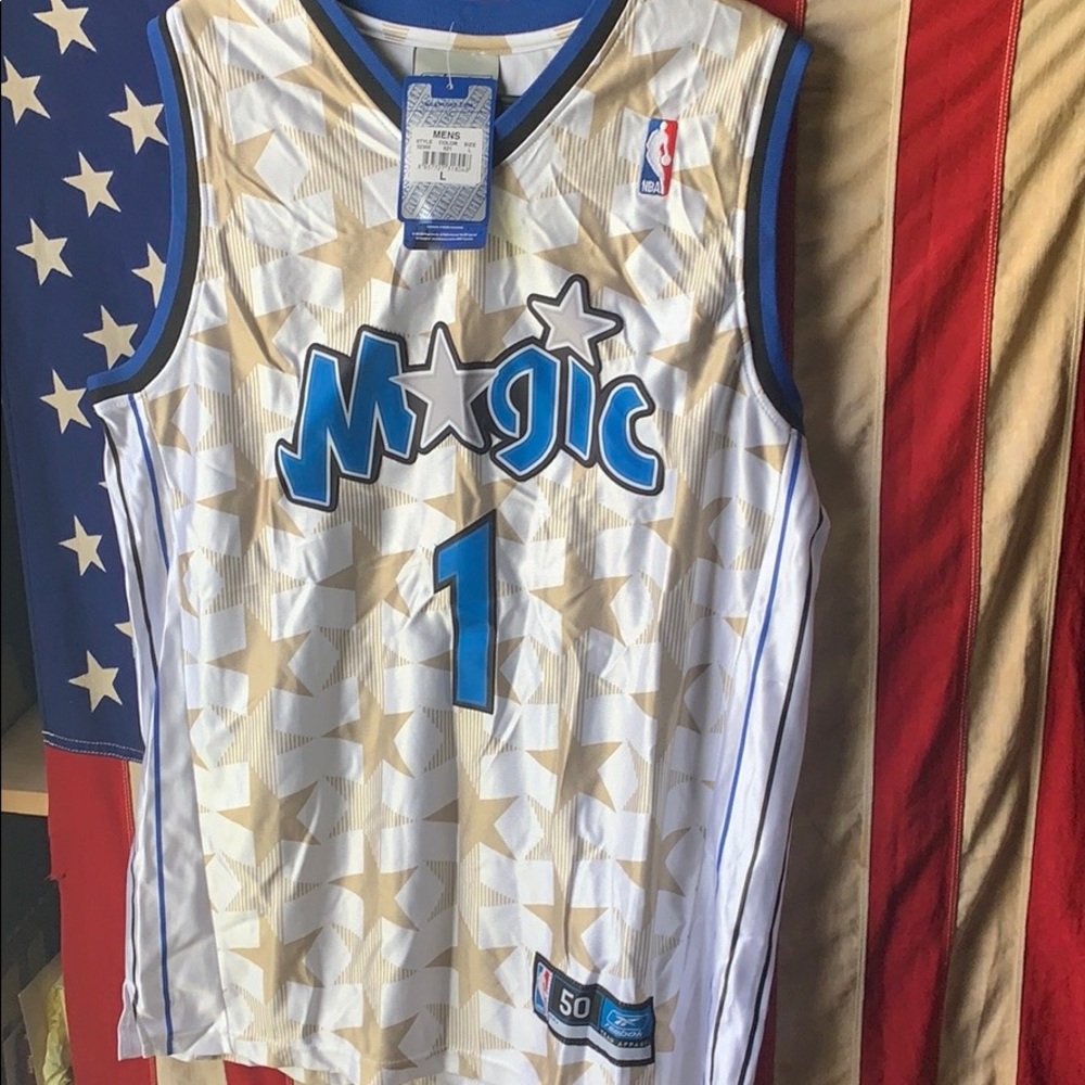 Tracy Mcgrady brand new Reebok Jersey w/tags Large